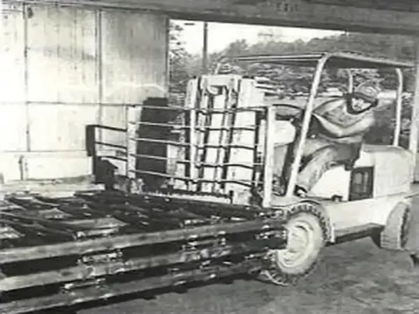 Forklift Transporting Materials