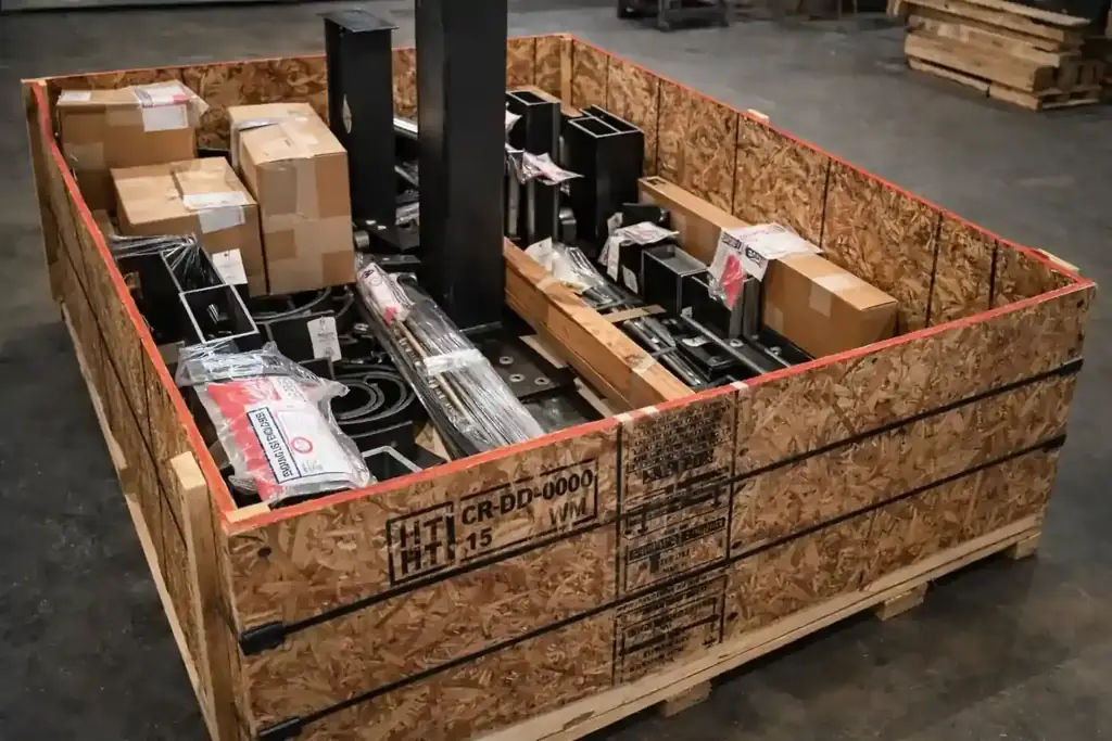 Industrial crating at D&D Manufacturing — Canton, GA