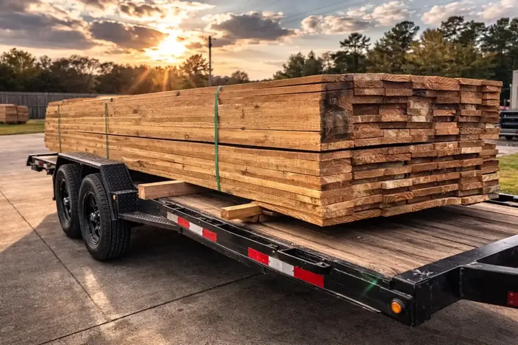 Lumber supply at D&D Manufacturing — Canton, GA