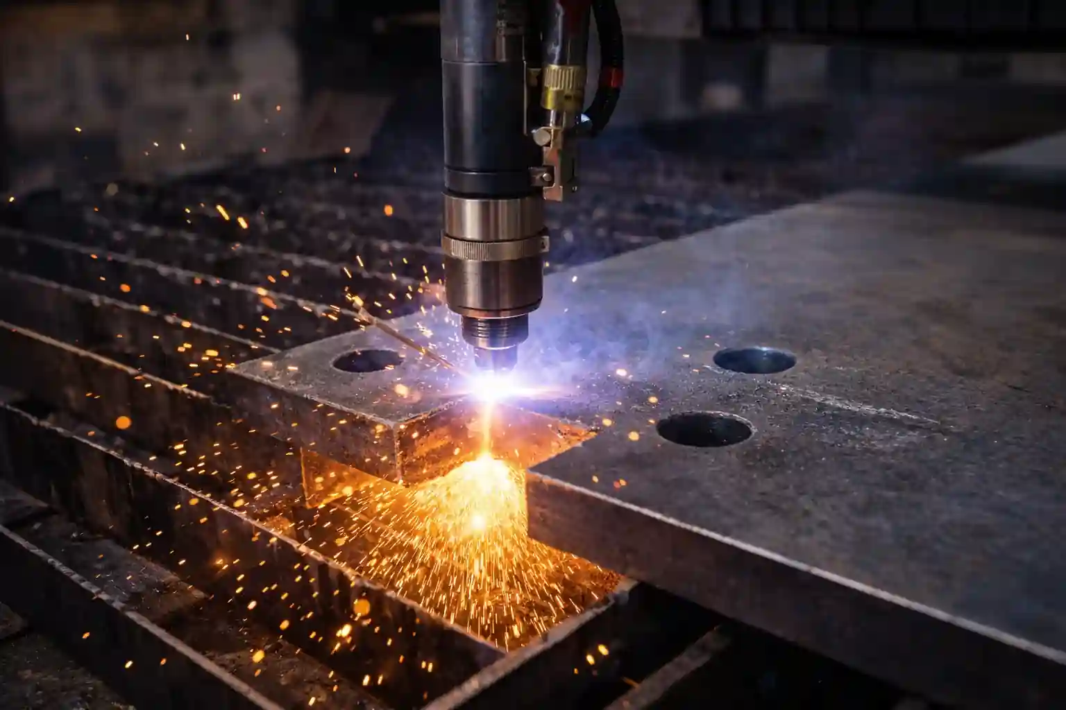 CNC plasma cutting at D&D Manufacturing — Canton, GA